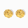 Brincos Geométricos 23mm BR1244 - Aço Inox Dourado
