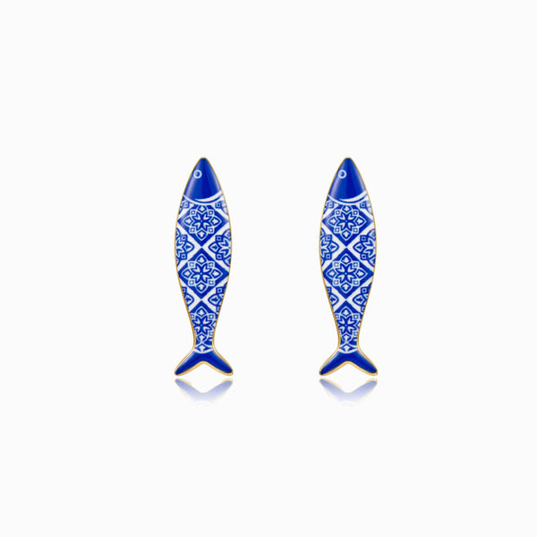 Brincos Sardinha em Aço Inoxidável 25x7mm