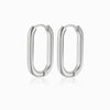 Brincos U 23x15mm BR1148 - Aço Inox Prateado