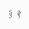 Brincos Verão Cavalo Marinho BR1776P-MBE013 - Aço Inox