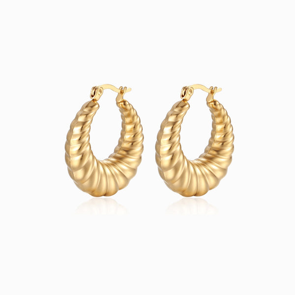 Brincos Aço Inox 28x25mm