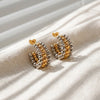 Brincos de Argola em Aço Inoxidável 20x19mm