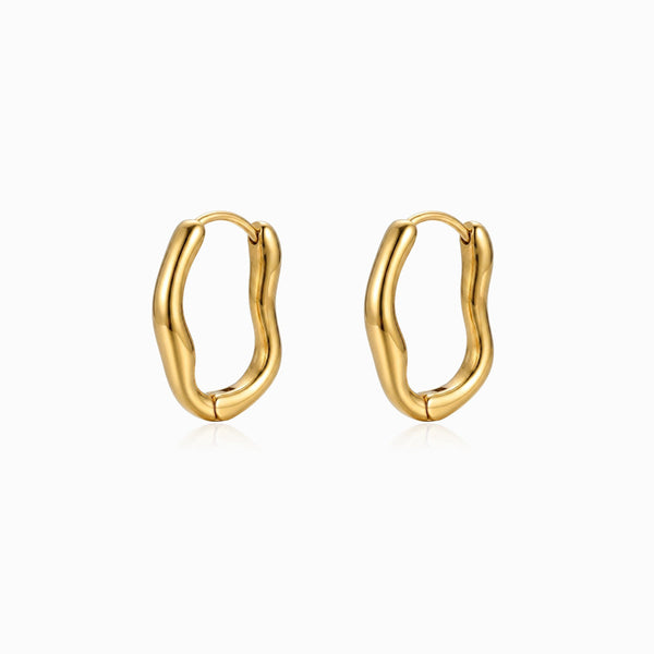Brincos de Argola 25x20mm BR1848D-OJR120 - Aço Inox