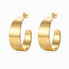Brincos de Argola 38x25mm BR1849D-OJR160 - Aço Inox