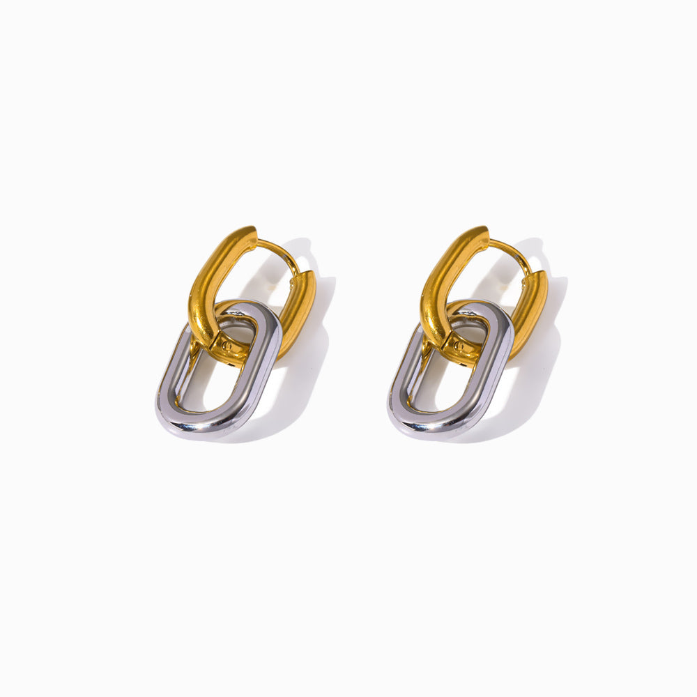 Brincos de Argola BR1865P-LQR095 - Aço Inox