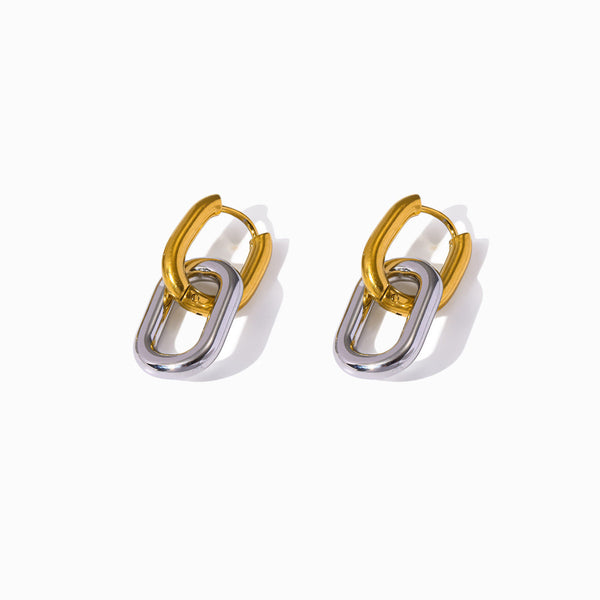 Brincos de Argola BR1865P-LQR095 - Aço Inox