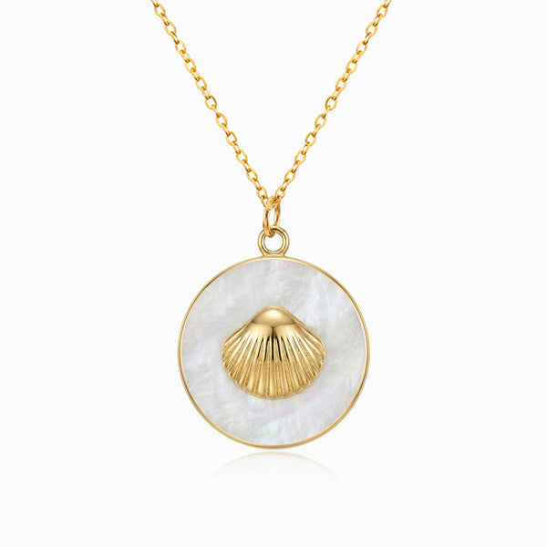 Colar com Concha CL0083 - Aço Inox