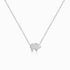 Colar Minimalista Elefante CL1837 - Aço Inox Prateado