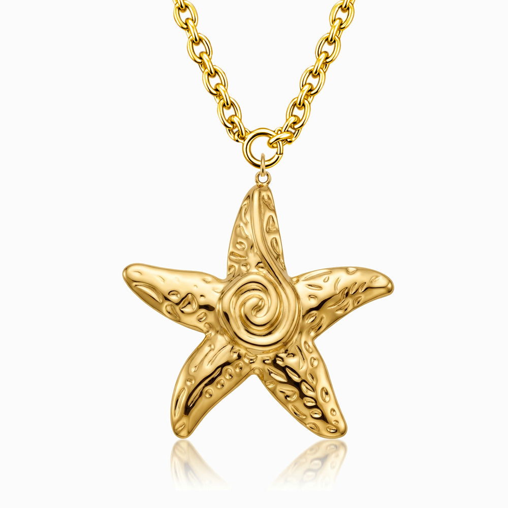Colar Estrela do Mar CL0189 - Aço Inox