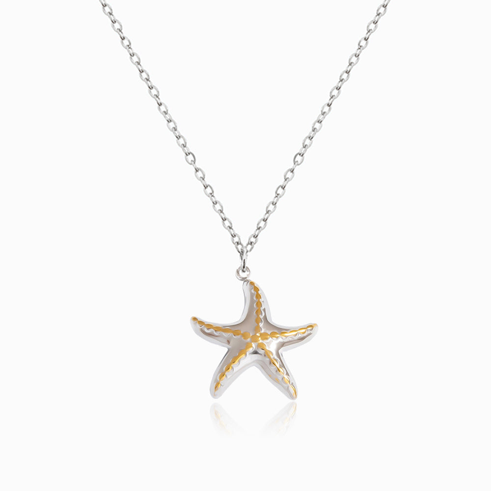 Colar Estrela do Mar CL0062 - Aço Inox