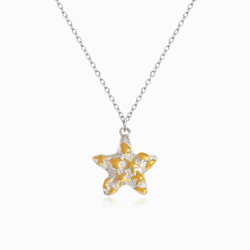 Colar Estrela do Mar CL0069 - Aço Inox