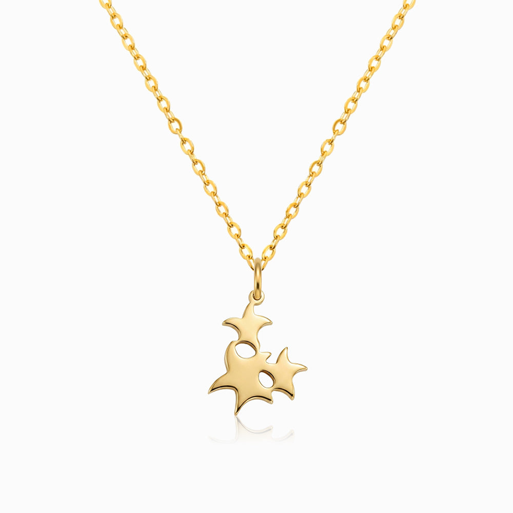 Colar Estrela do Mar CL0124 - Aço Inox Dourado
