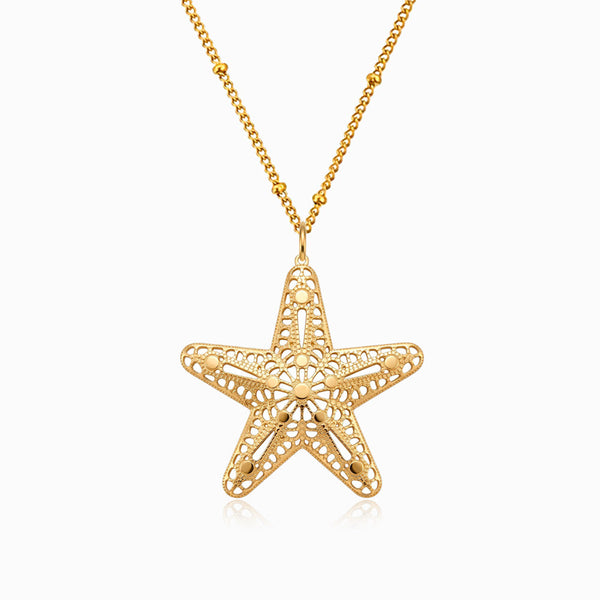 Colar Estrela do Mar CL0217 - Aço Inox