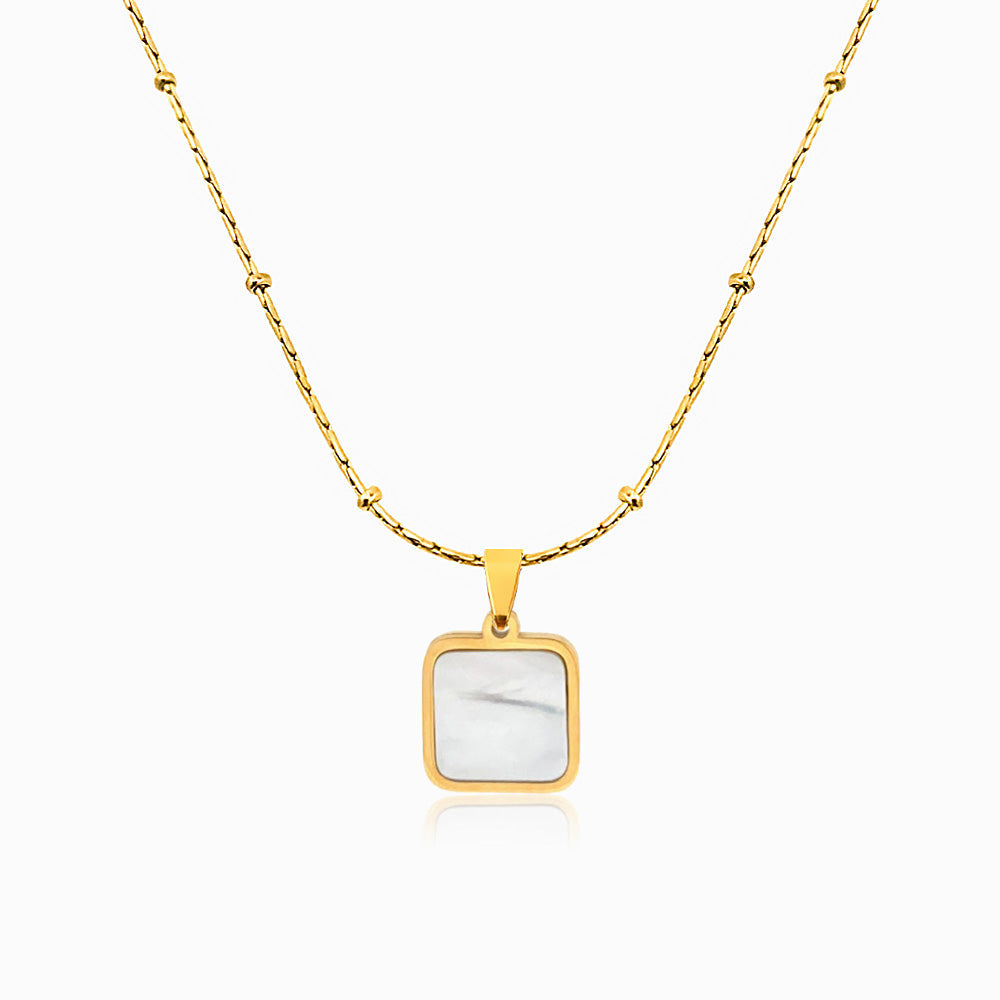 Colar Geométrico CL1895 - Aço Inox Dourado