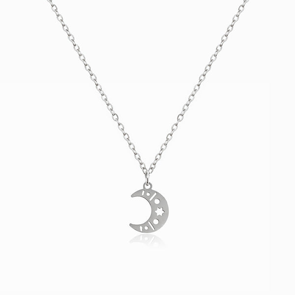 Colar Lua CL0056 - Aço Inox Prateado