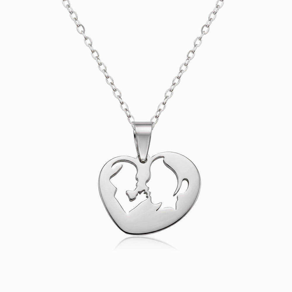 Colar Mãe e Filho Amor Eterno CL0076 - Aço Inox Prateado