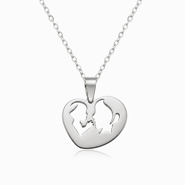 Colar Mãe e Filho Amor Eterno CL0076 - Aço Inox Prateado