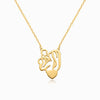 Colar Mãe e Filho Amor Eterno CL0115 - Aço Inox Dourado