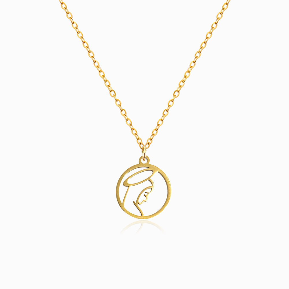 Colar Nossa Senhora CL0013 - Aço Inox