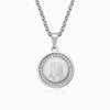 Colar Nossa Senhora CL0111 - Aço Inox Prateado