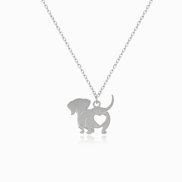 Colar para Criança Cão CL1688 - Aço Inox Prateado
