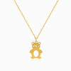 Colar para Criança Urso CL1687 - Aço Inox Dourado
