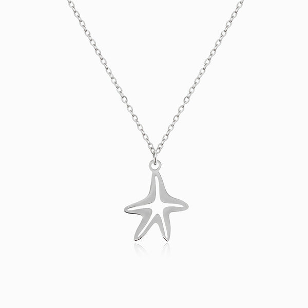 Colar para Criança Estrela do Mar CL1693 - Aço Inox Prateado