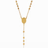Colar Rosário CL2052 - Aço Inox Dourado