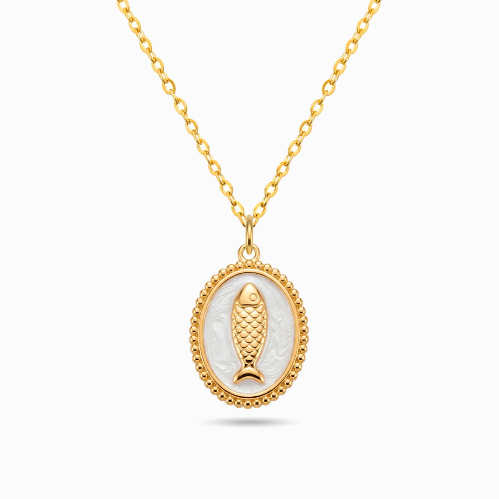 Colar com Sardinha CL0212 - Aço Inox