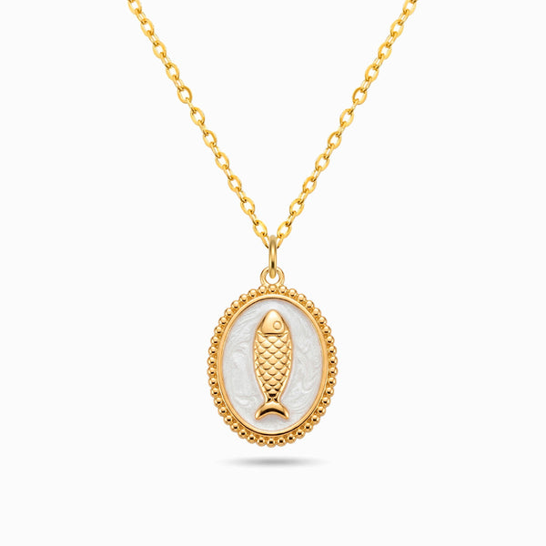 Colar com Sardinha CL0212 - Aço Inox