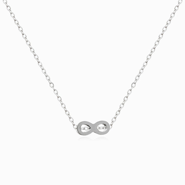 Colar Símbolo Infinito CL1862 - Aço Inox Prateado