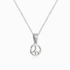 Colar Símbolo da Paz CL0123 - Aço Inox Prateado