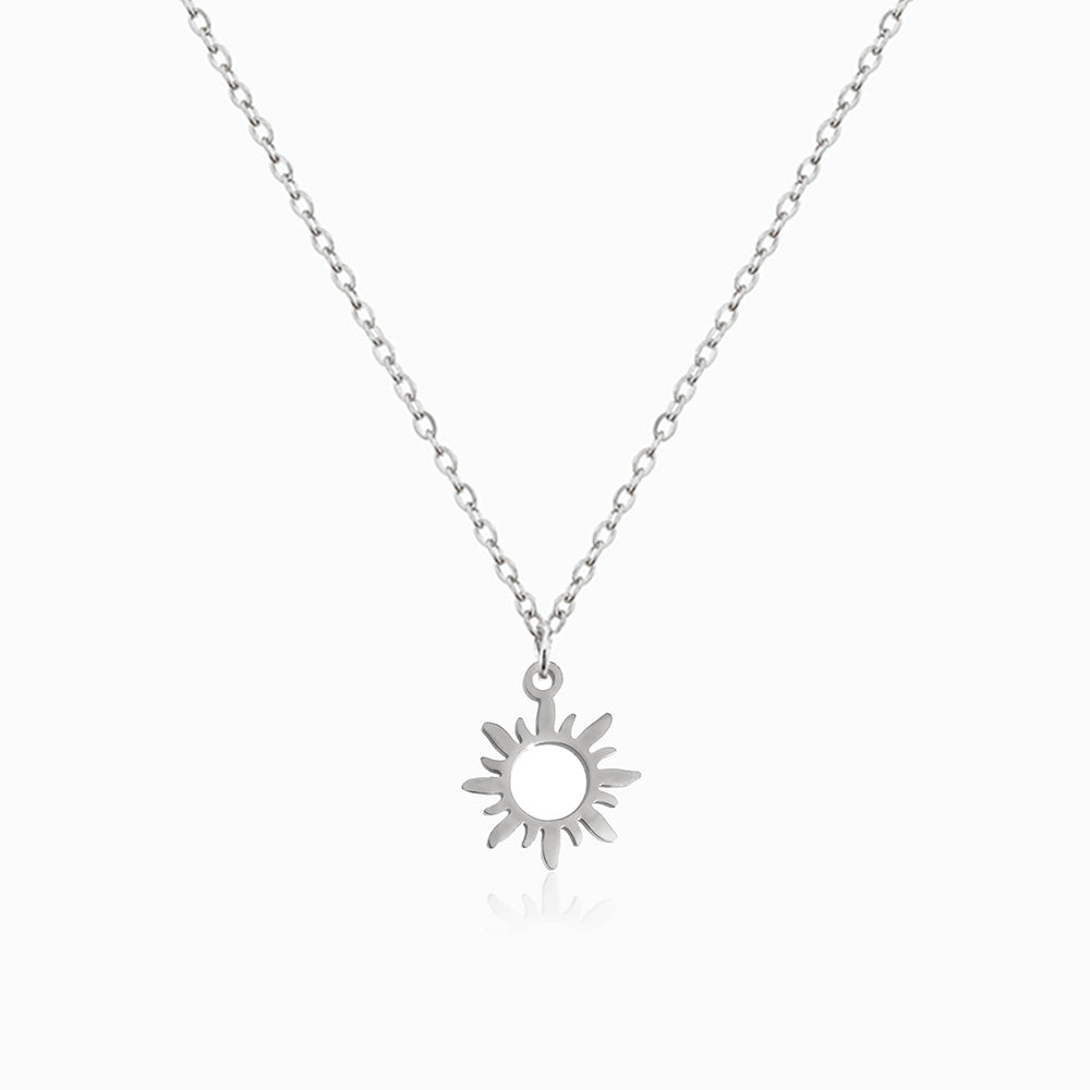 Colar Sol CL0057 - Aço Inox Prateado