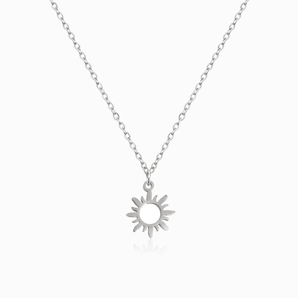 Colar Sol CL0057 - Aço Inox Prateado
