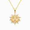 Colar Sol CL0126 - Aço Inox Dourado