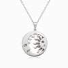 Colar Sol e Lua CL0143 - Aço Inox Prateado