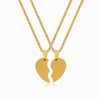 Colar Coração Personalizado CL1778 - Aço Inox Dourado