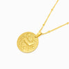 Colar Signo Carneiro Aço Inox Dourado