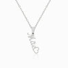 Colar Adoro-te Mãe CL1286 - Aço Inox Prateado