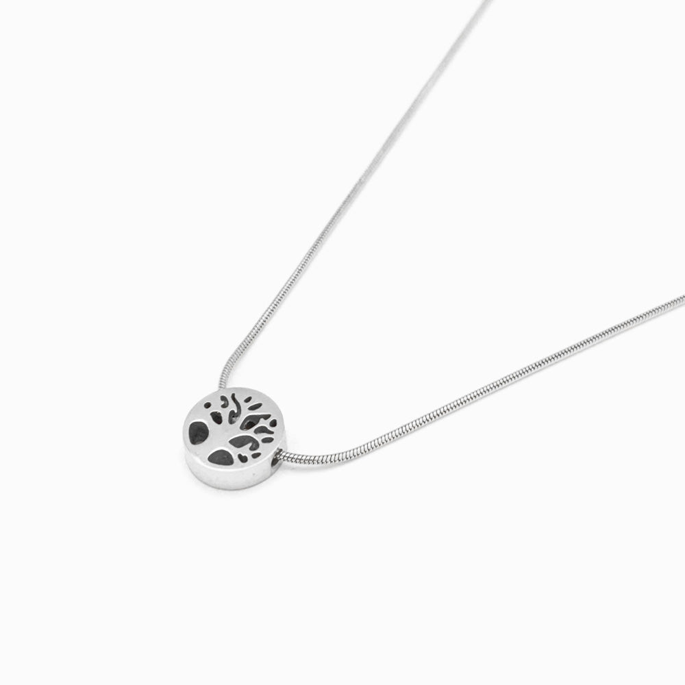 Colar Árvore da Vida CL3022 - Aço Inox Prateado