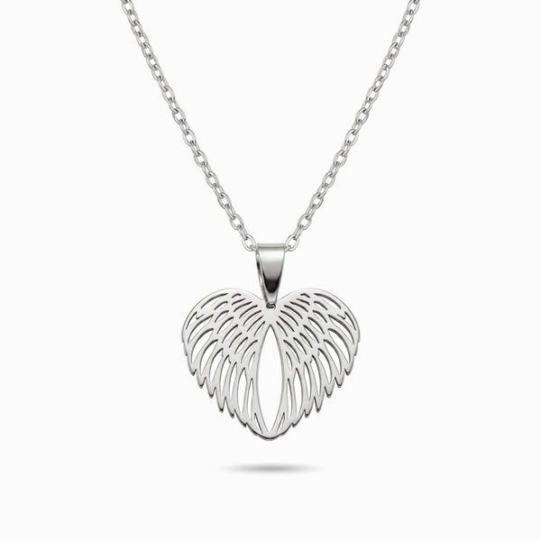 Colar Asa de Anjo CL0655P-MBE004 - Aço Inox