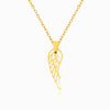 Colar Asa de Anjo CL1293 - Aço Inox Dourado