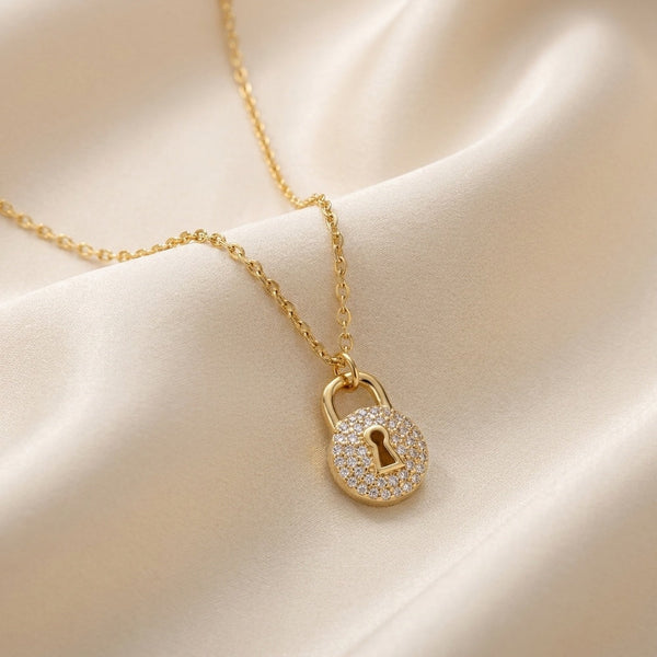 Colar Cadeado CL0568D-GGR033 - Aço Inox_scene