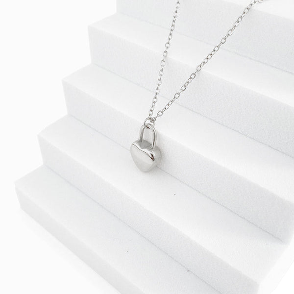 Colar Coração CL1324 - Aço Inox Prateado