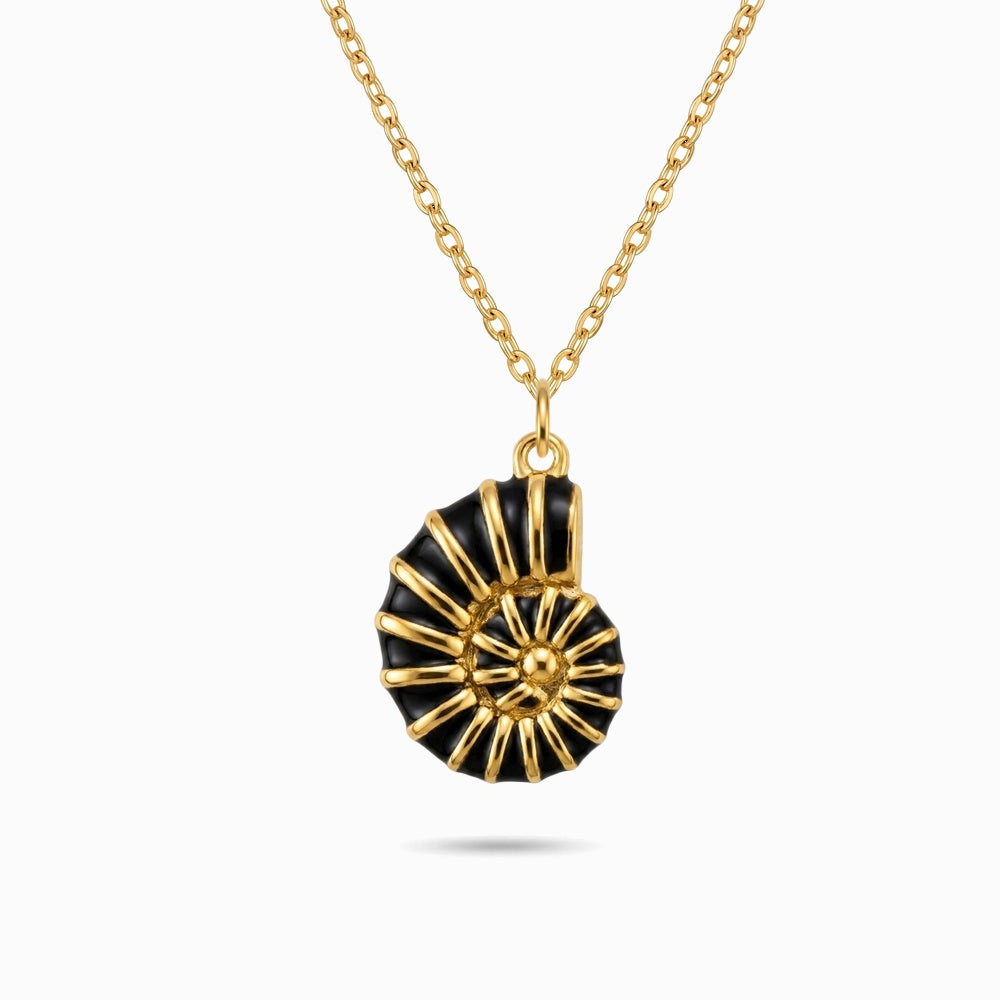 Colar Concha em Aço Inoxidável