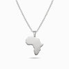 Colar Continente África CL0698P-SFE004 - Aço Inox