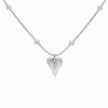 Colar Coração CL3005 - Aço Inox Prateado