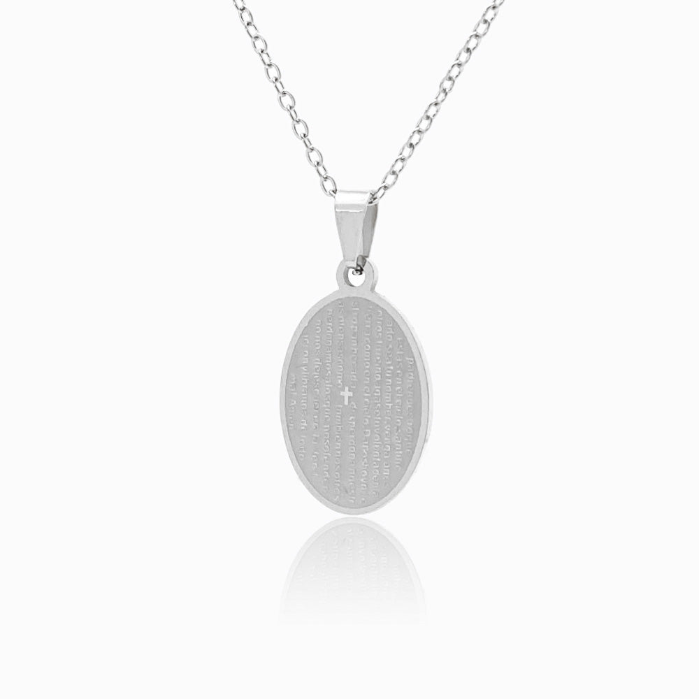 Colar Cruz CL1055 - Aço Inox Prateado