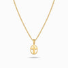 Colar Cruz com Recorte Nossa Senhora CL0642D-RTE040 - Aço Inox