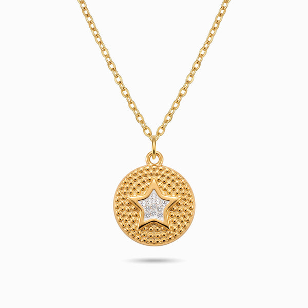 Colar Estrela em Aço Inoxidável